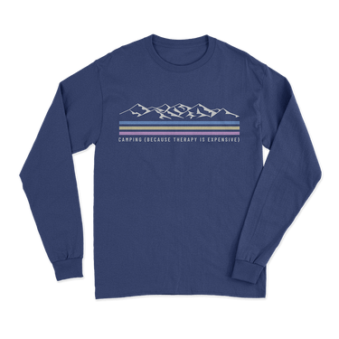 Camping Lines Men Long Sleeve Shirt